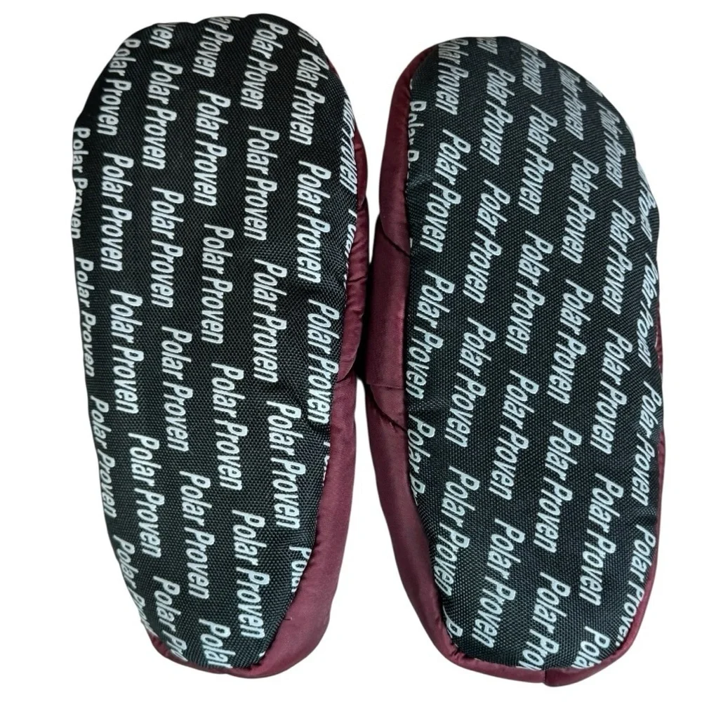 Baffin CUSH Unisex Hybrid Slip Resistant Merlot Slippers Size 1/2 US Youth (YL)